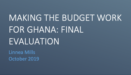 ghana budget evaluation cover