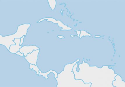 caribbean map