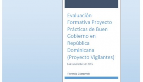 Vigilantes project evaluation front page